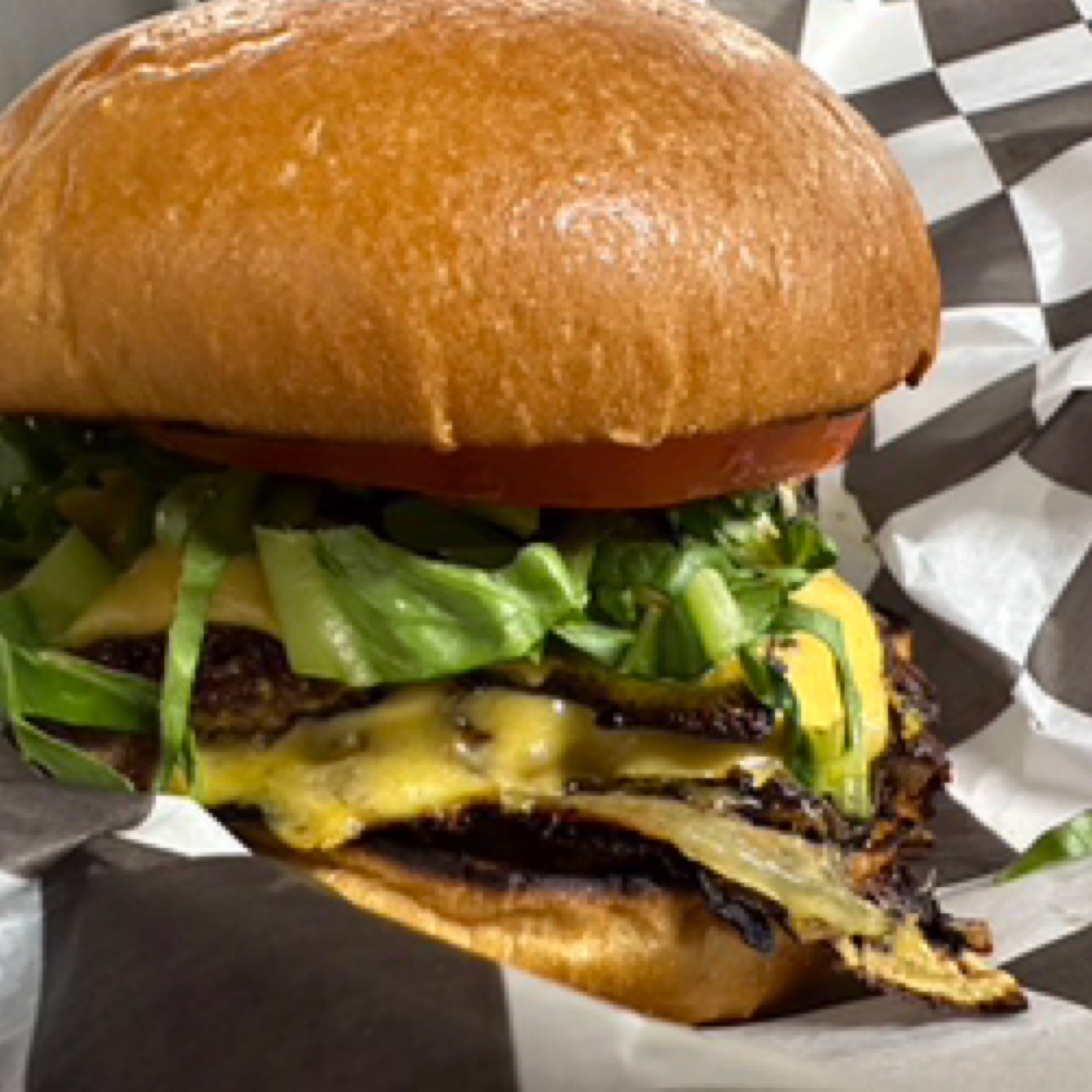 Smash burger w/cheese | Offset Sandwich Exchange Smash burger w/cheese | Offset Sandwich Exchange